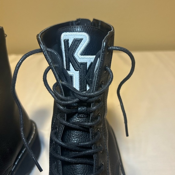 Like New!!Kendall & Kyle Women’s Hunt2 Combat Boots Black ,Size 7.5M - Picture 2 of 16
